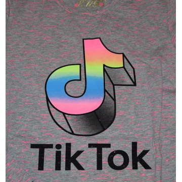 Dívčí bavlněné tričko TIK TOK