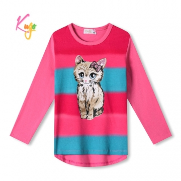 Duhové tričko s kočičkou Kugo  HC0747