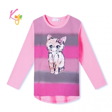 Duhové tričko s kočičkou Kugo  HC0747